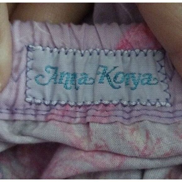 VTG 70s Anna Konya Cottagecore Floral Tiered Prairie Boho Lace Full Circle Skirt - Picture 11 of 11